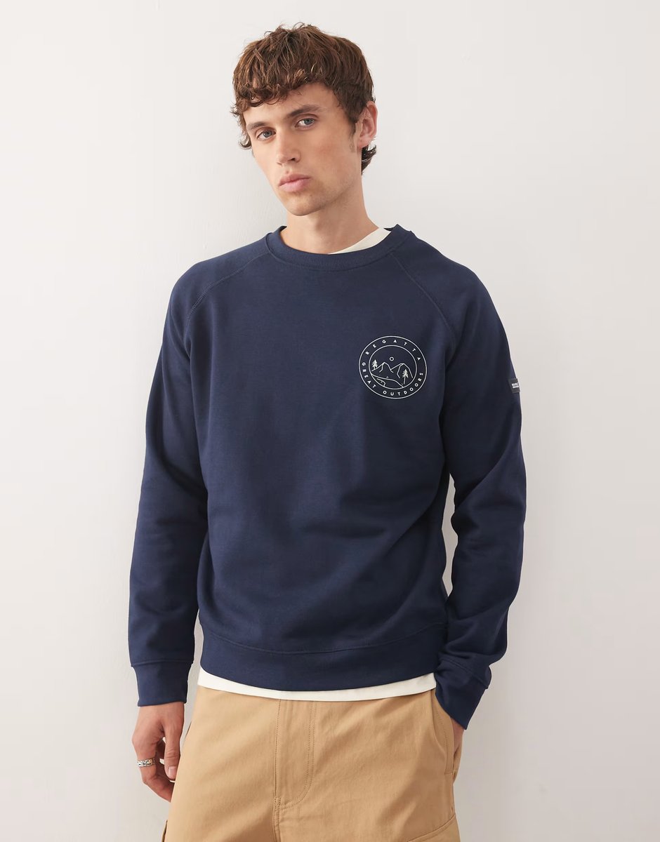 ASOS Regatta Nithsdale jumper in blue - 3
