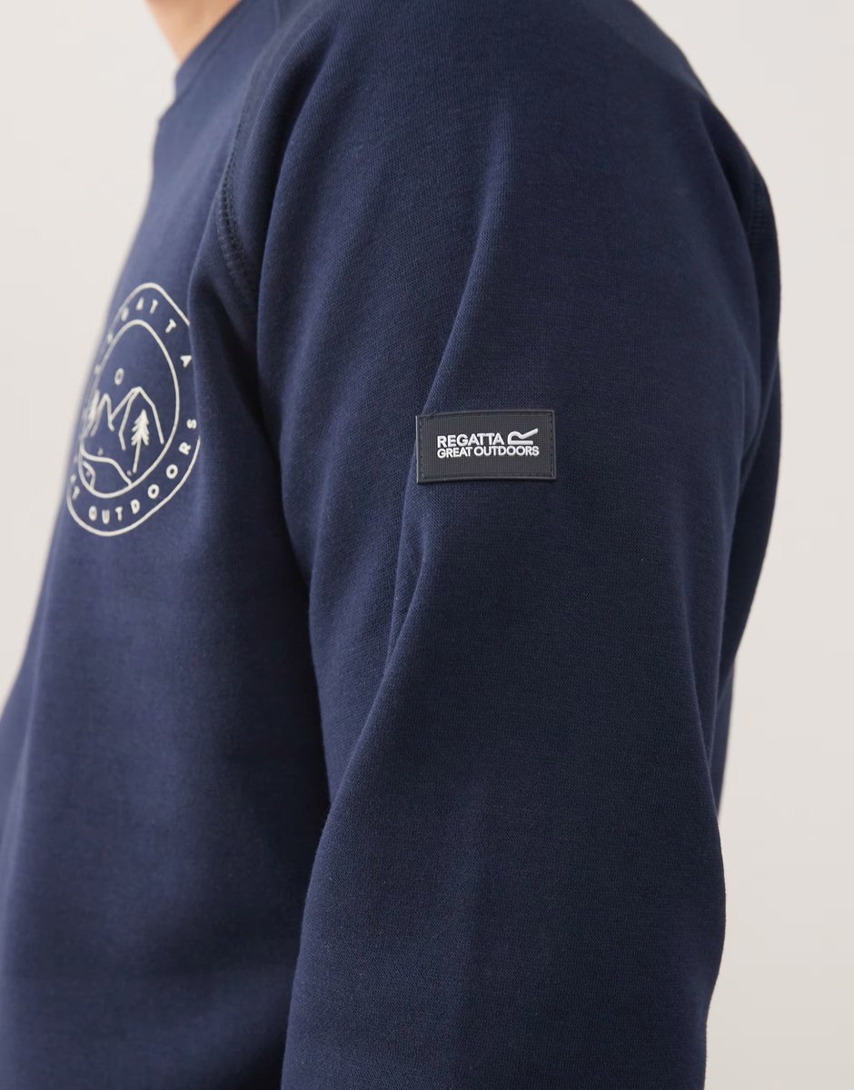 ASOS Regatta Nithsdale jumper in blue - 4