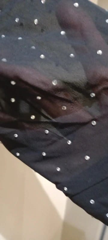 River Island Beautiful ladies black RI sparkly blouse. - 2