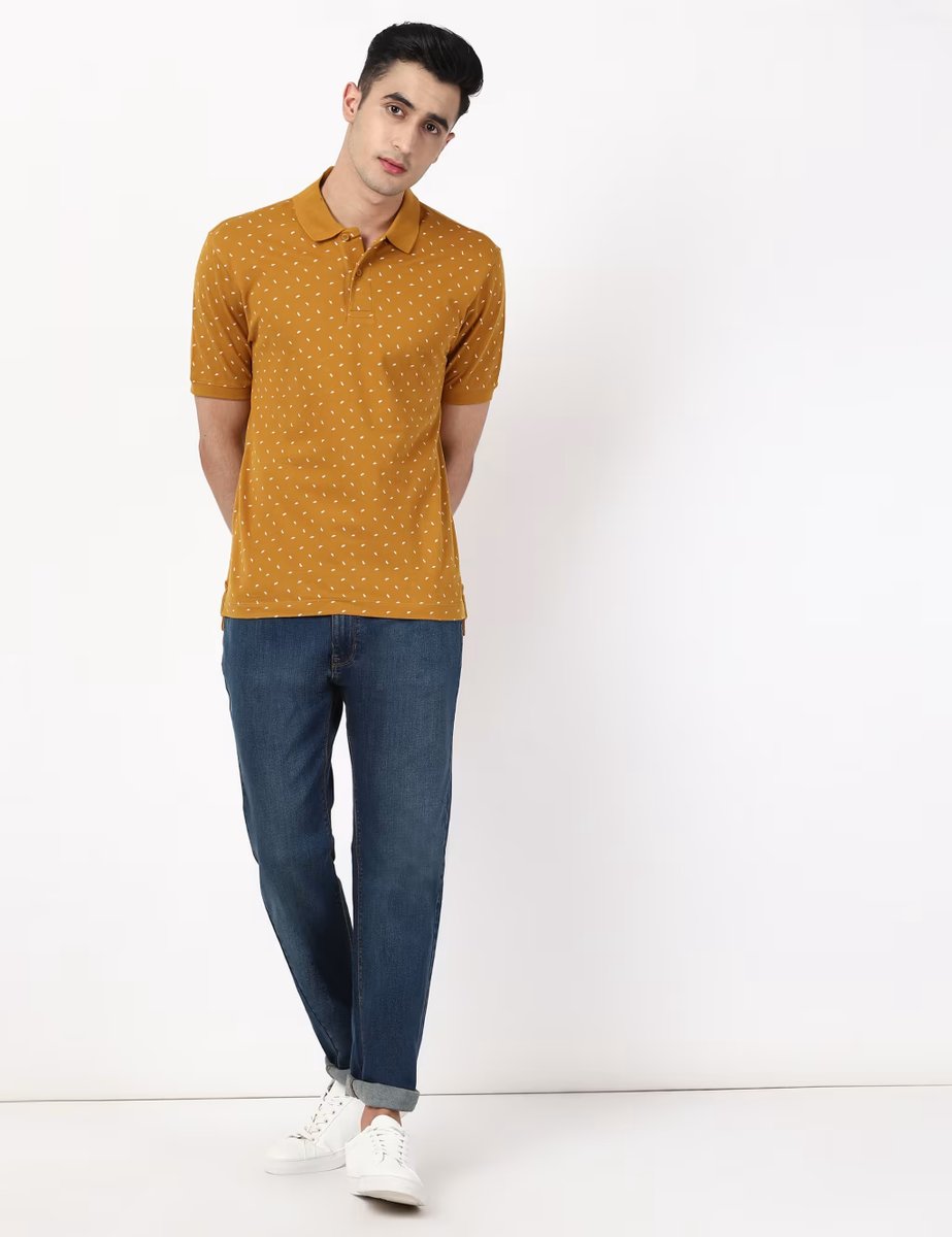 Marks & Spencer M&S Regular Comfort Stretch Straight Fit Light Blue - 1