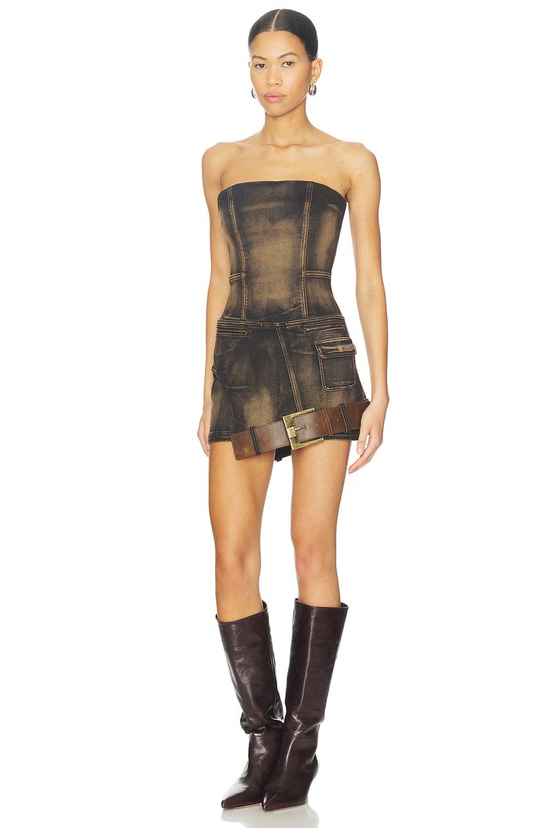 revolve Dislocated Strapless Dress - 3