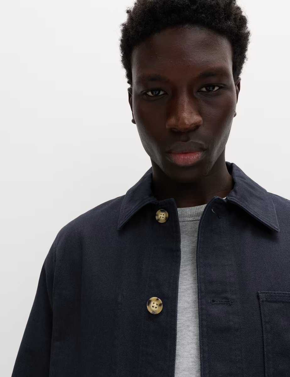 Marks & Spencer M&S Pure Cotton Chore Jacket Navy - 2