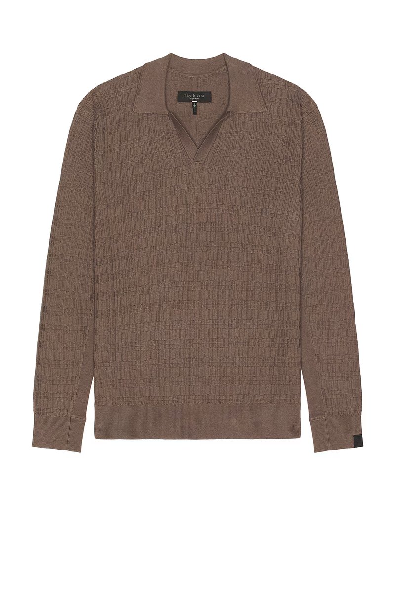 revolve Harvey Plaid Johnny Collar Polo - 3