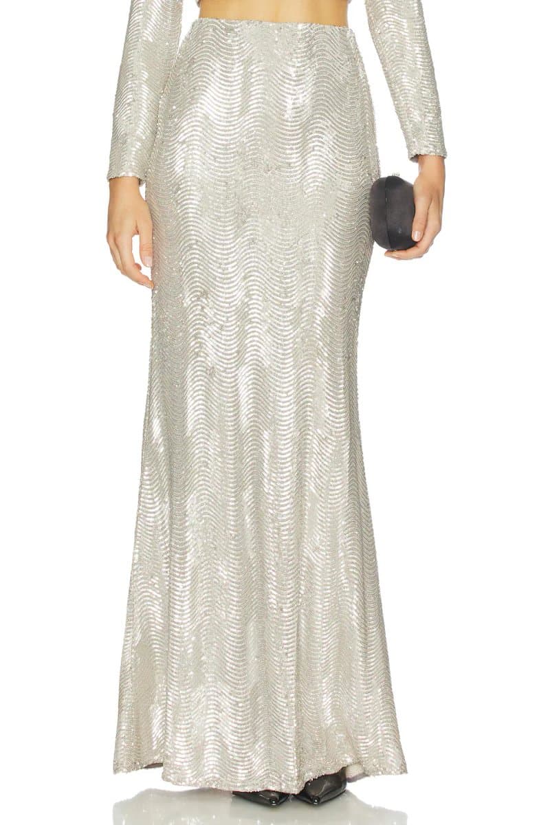 revolve Sequin Zeta Long Skirt
