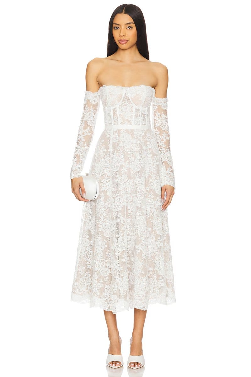 polka dot off the shoulder dress Semi-Sheer Ruffle Hem Off-Shoulder Long daytime celebrations filter-color:Red Color:Mellow Rose Chic Black Mini Dress