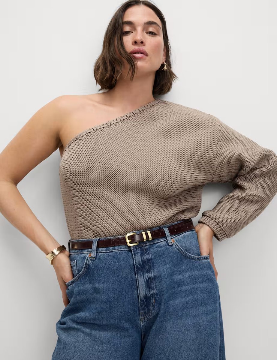 Marks & Spencer M&S Lyocell™ Blend Wide Palazzo Leg Jeans Dark Indigo - 2