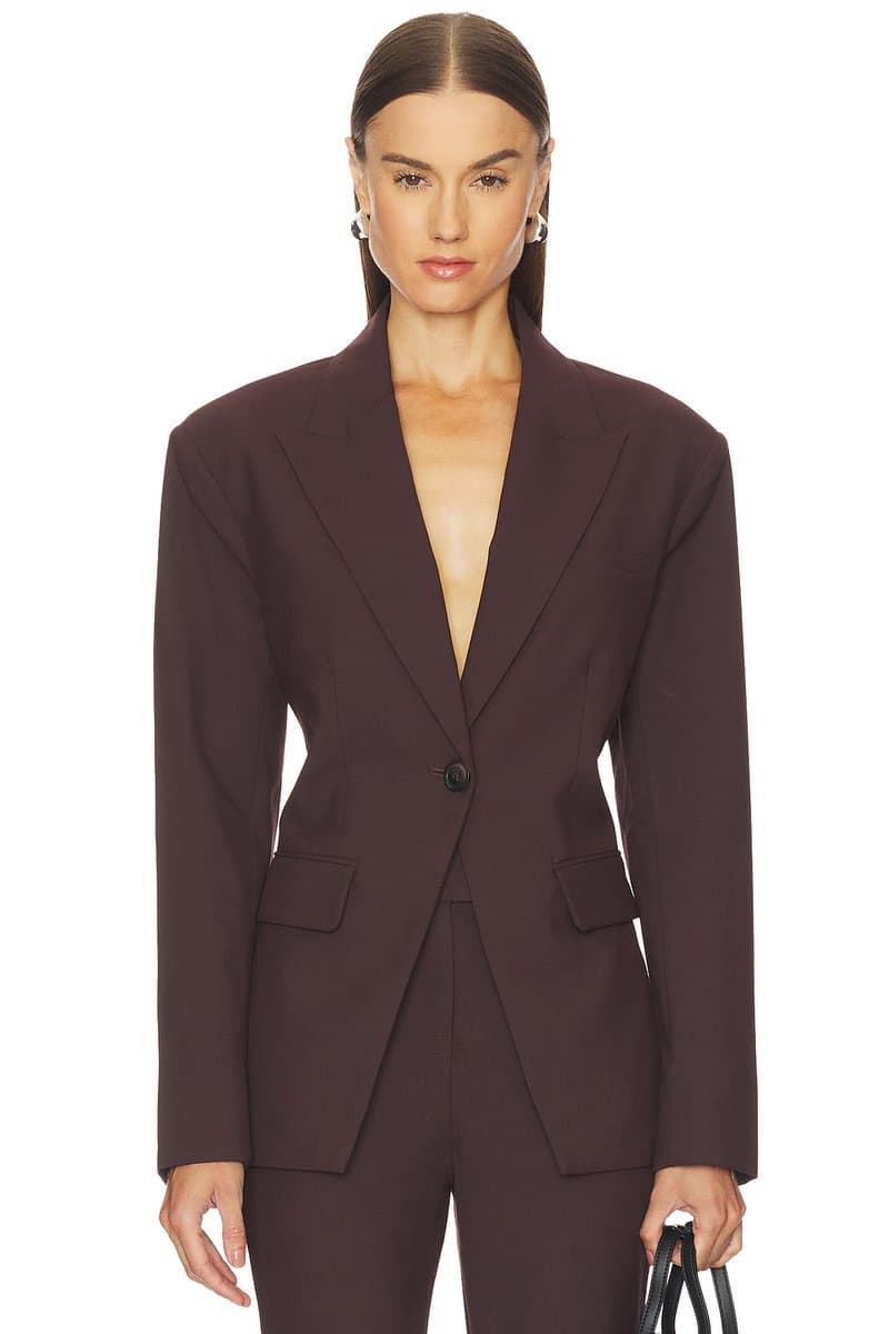 revolve Revolve Camila Coelho Rumi Jacket in Oxblood