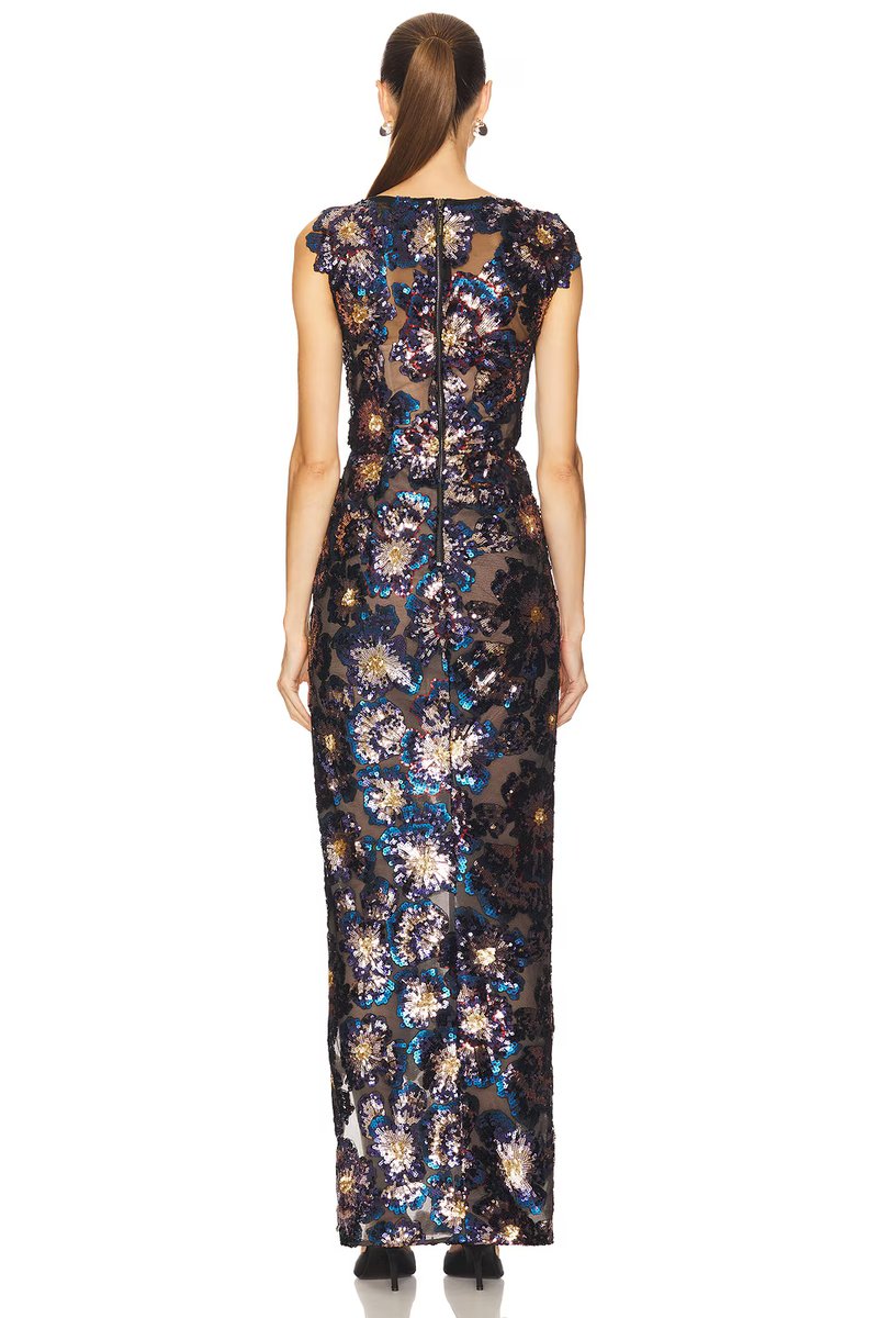 revolve Zinna Embriodered Gown - 3