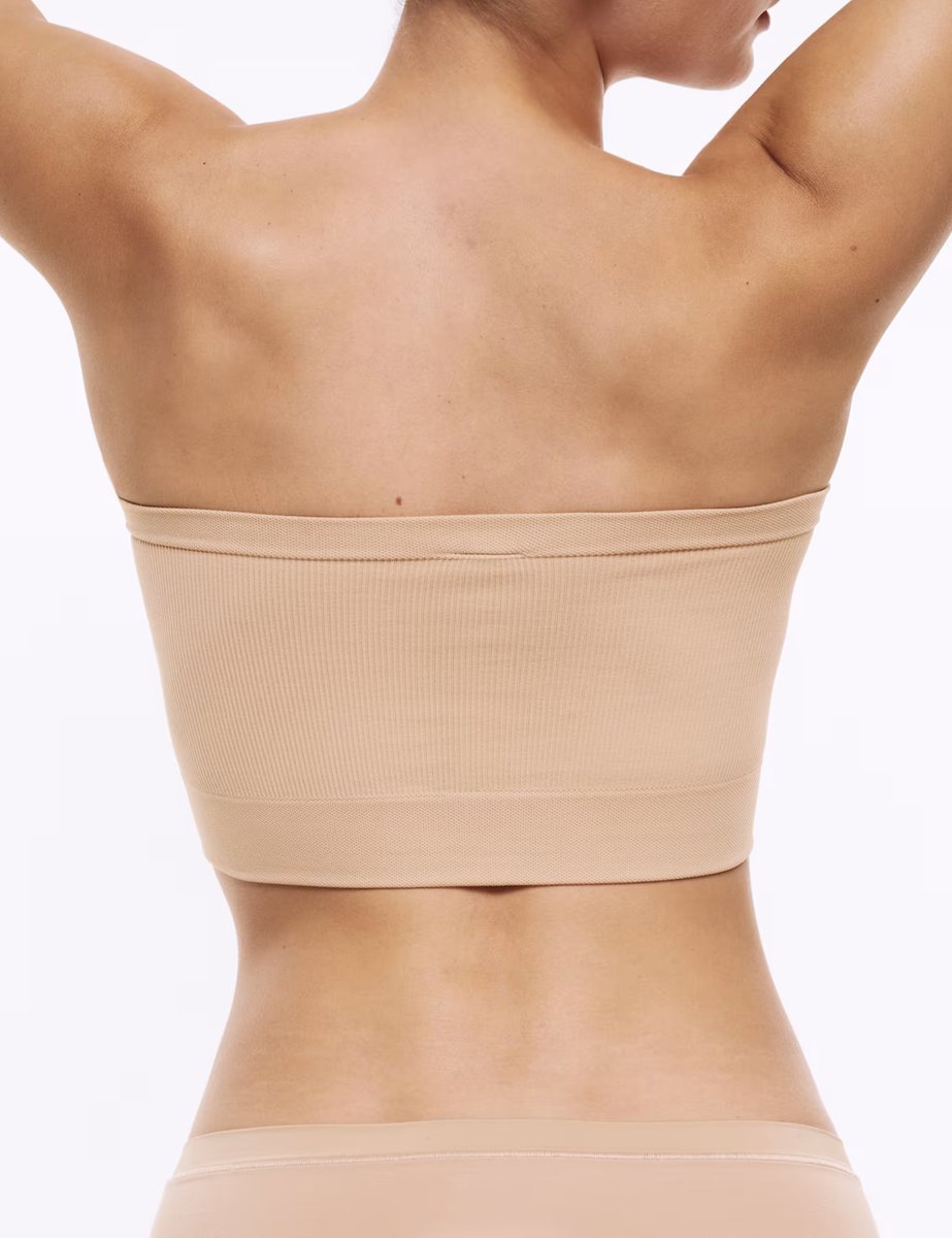 Marks & Spencer M&S Seamless Non Wired Bandeau Bra White/White - 3