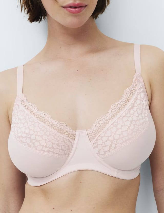 Marks & Spencer M&S 3pk Wired Full Cup Minimiser Bras C-H Pink Mix - 3