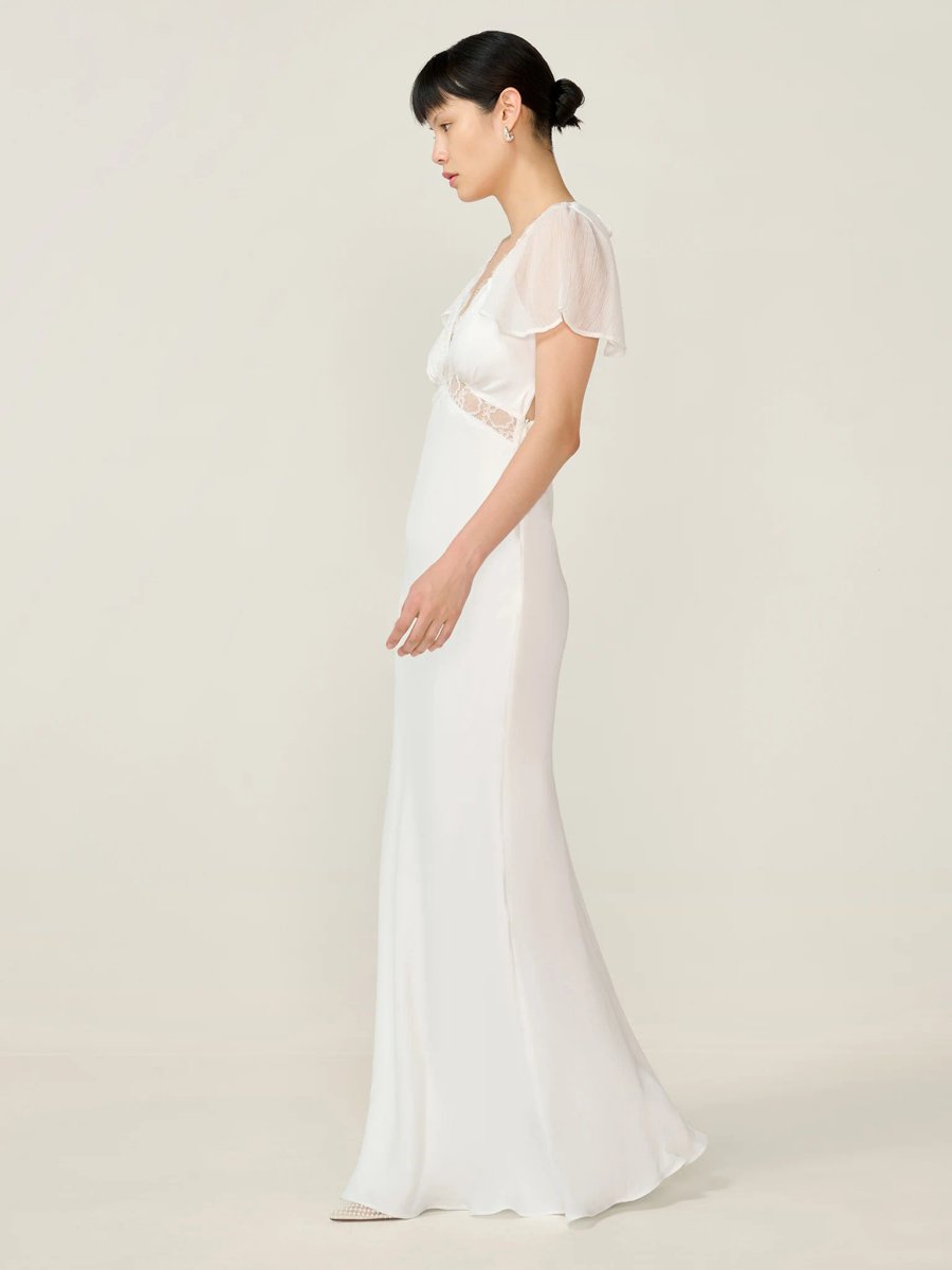 OMNES Meadow Dress in Ivory - 4