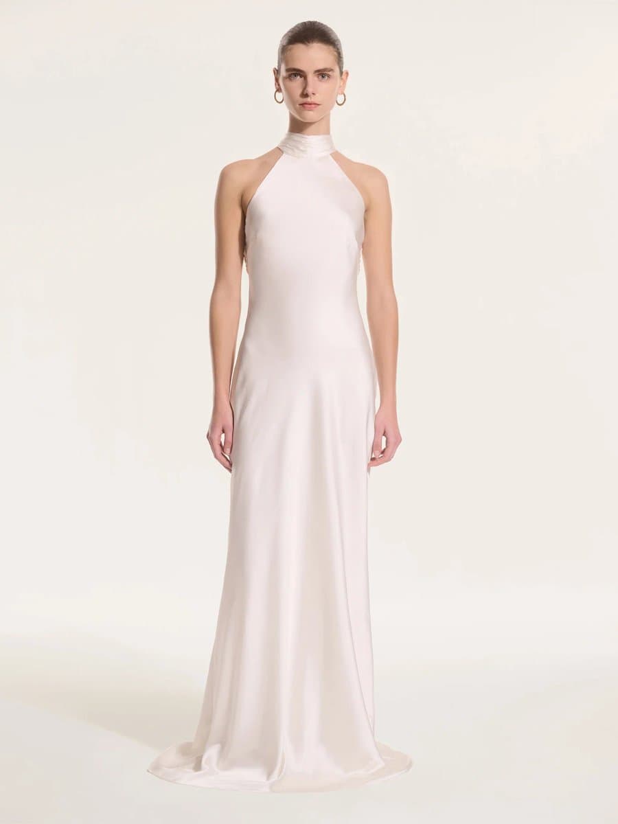 OMNES OMNES Ivory Santorini Dress in Ivory