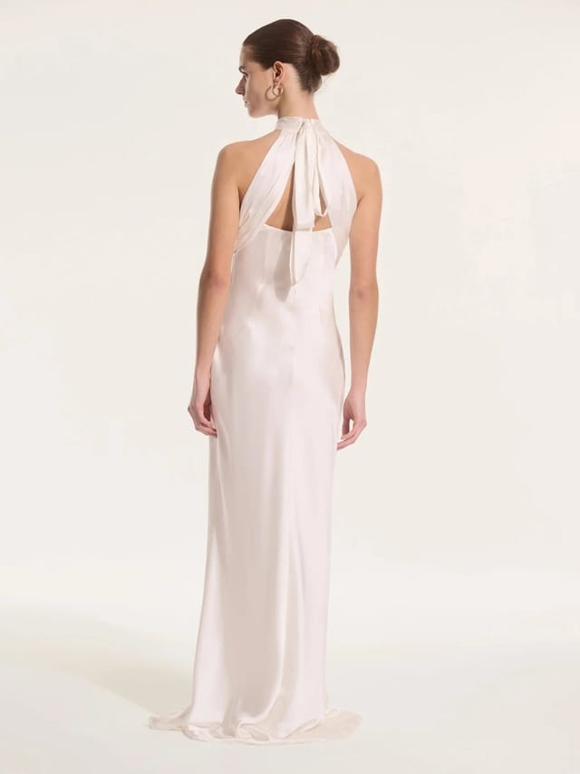 OMNES Santorini Dress in Ivory - 2