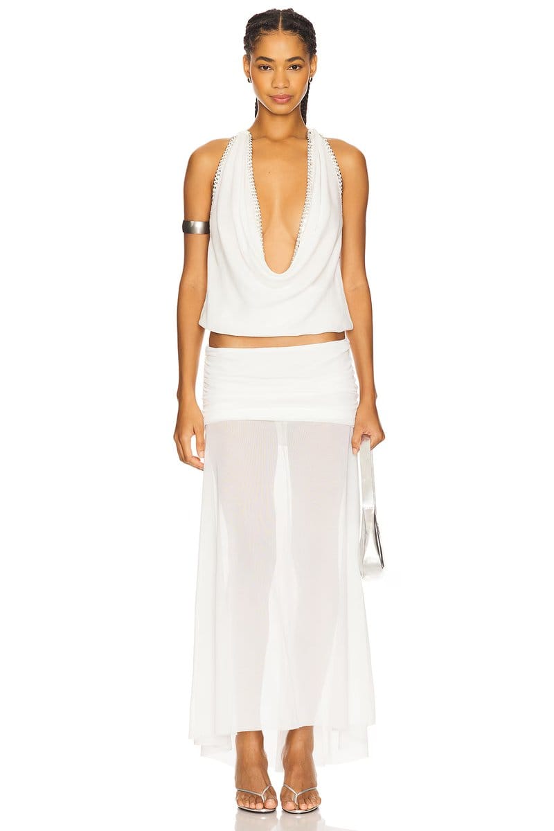 revolve Tatiana Backless Studded Top - 4
