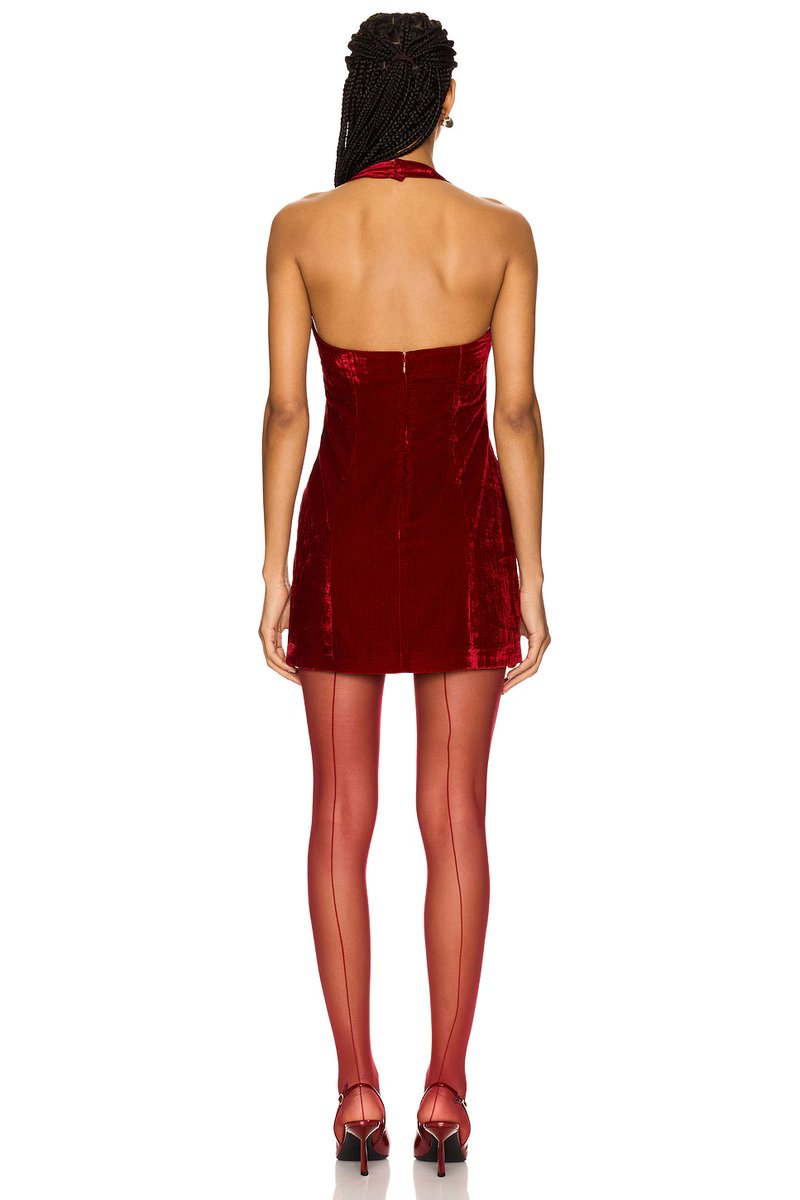 revolve Vivica Velvet Mini Dress - 3