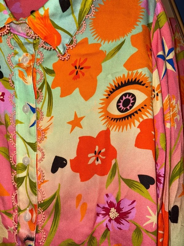 Never Fully Dressed Never Fully Dressed Ombré Tullulah Shirt Size 12 NEW - 1