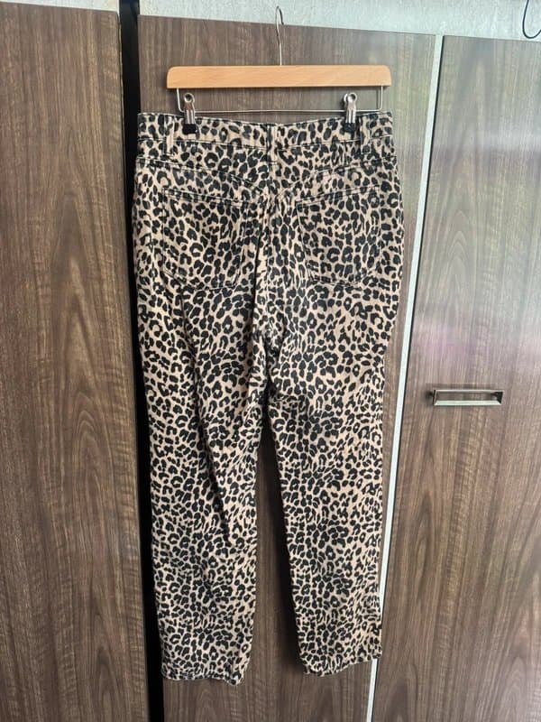 ASOS ASOS luxe leopard jeans