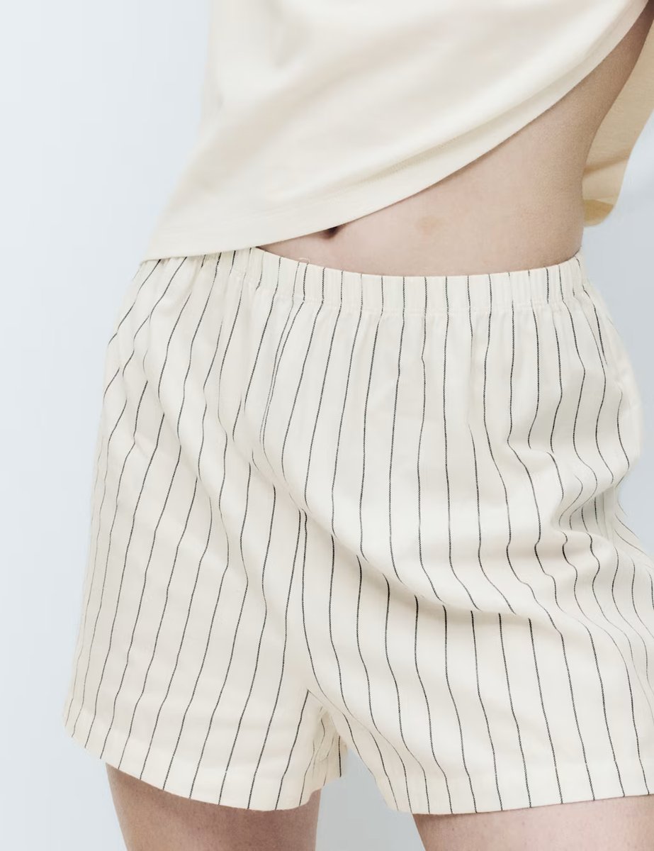 Marks & Spencer M&S 2 Pack Cotton Rich Jersey Woven Shortie Pyjama Sets Ivory Mix - 2