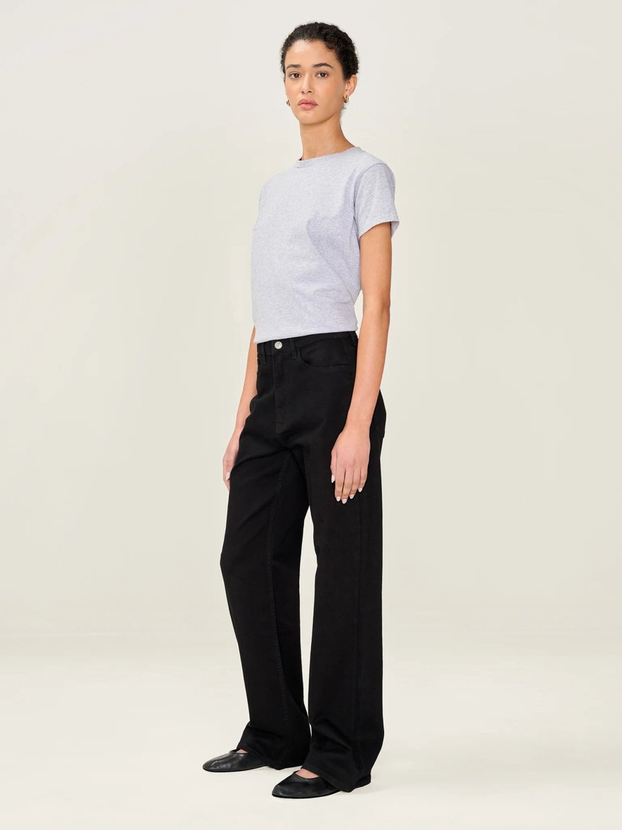 OMNES Hart Slim Jean in Black - 2