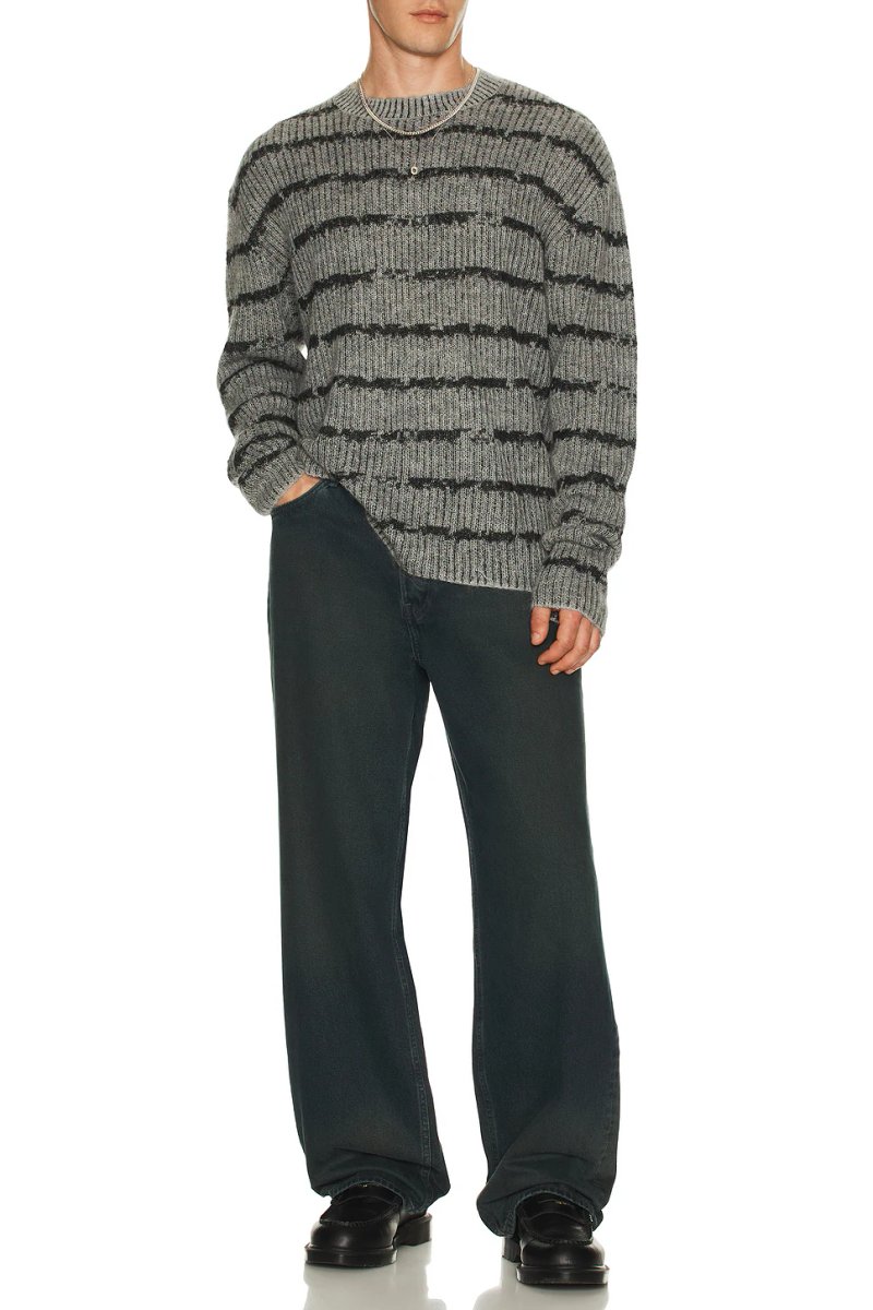 revolve Dissolved Crew Neck Sweater - 3