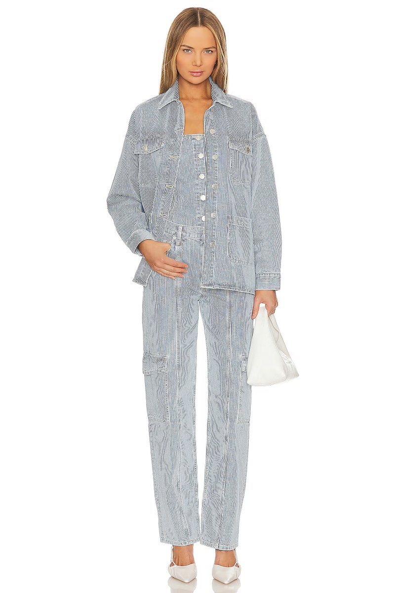 revolve Diana Denim Utility Jeans - 4