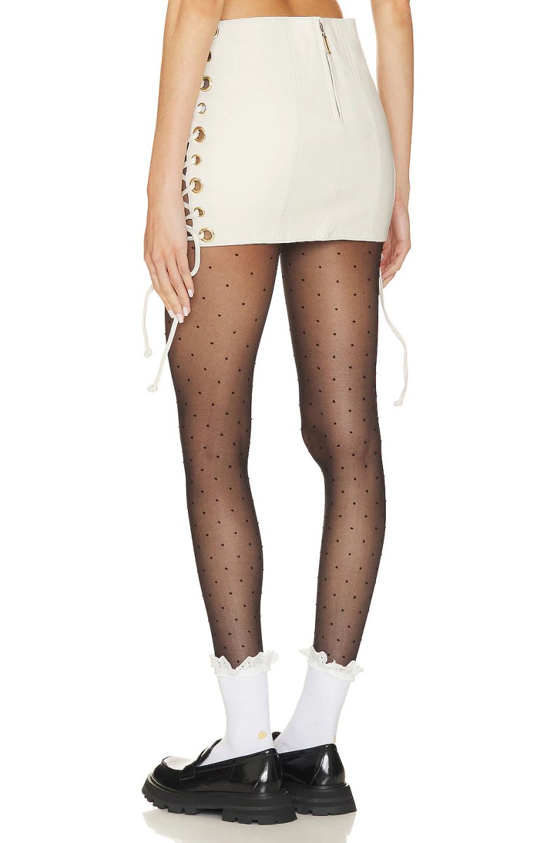 revolve Juliana Leather Mini Skirt - 3