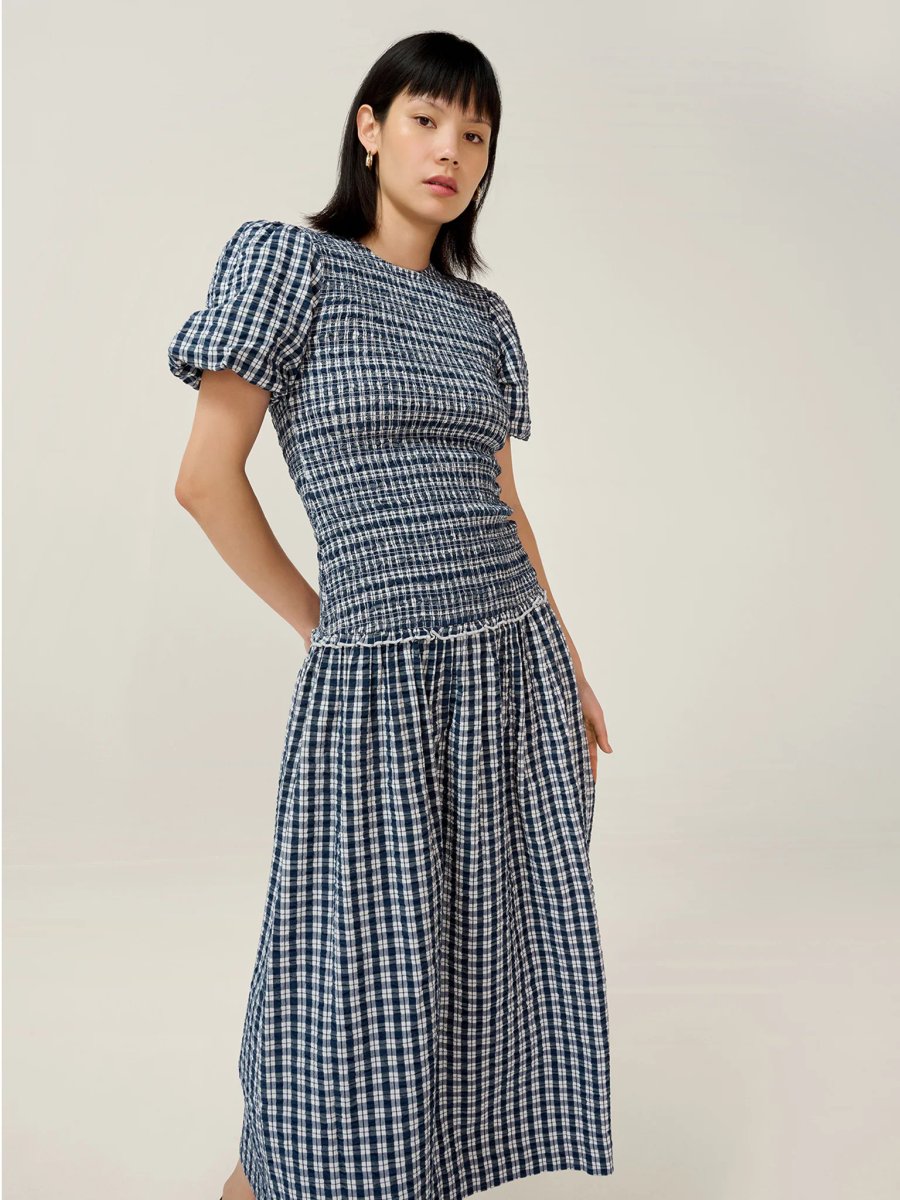 OMNES Aria Check Dress - 3