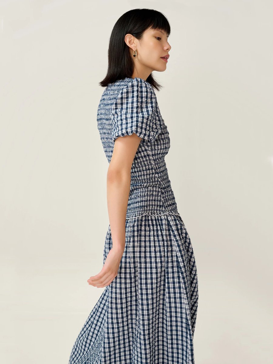 OMNES Aria Check Dress - 4