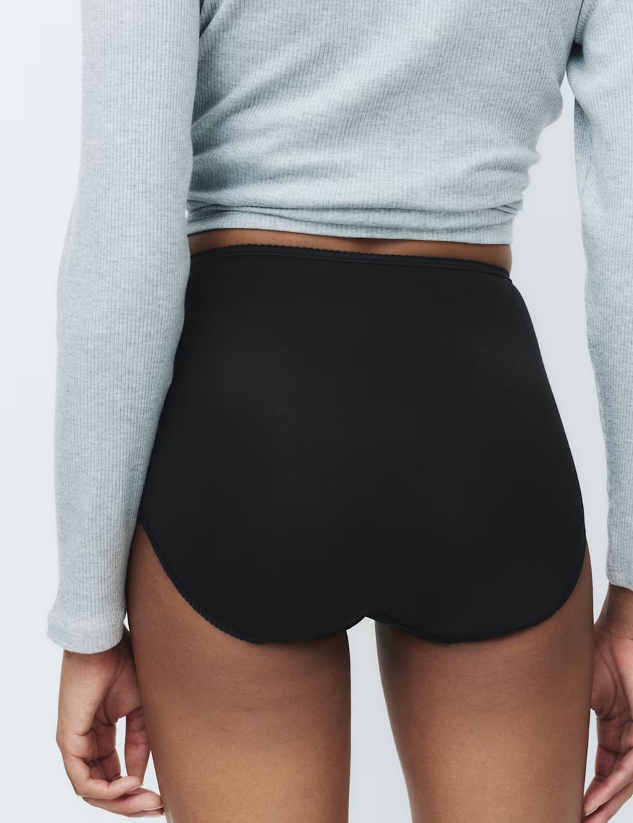 Marks & Spencer M&S 5pk Cotton Lycra® Full Briefs Black - 3