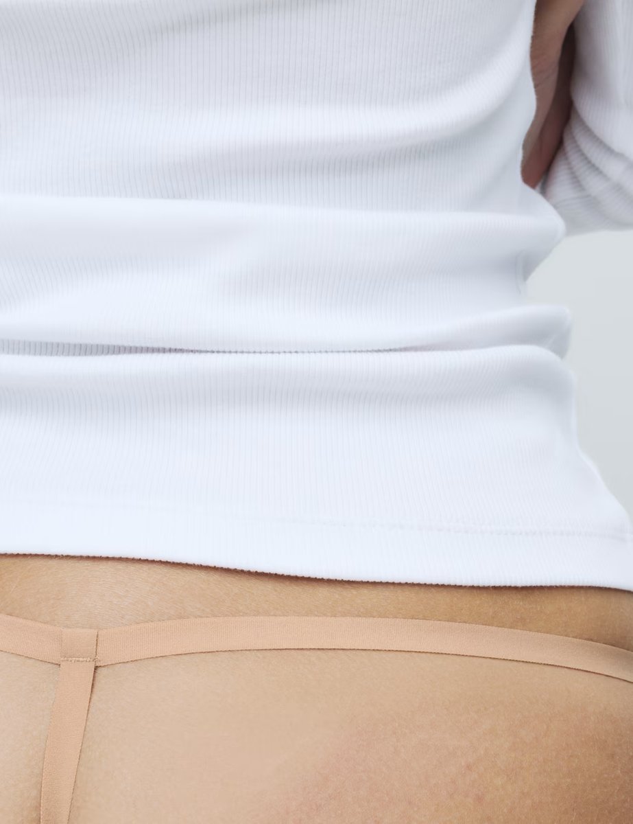 Marks & Spencer M&S 5 Pack Pure Cotton G-String Thongs Rose Quartz - 3