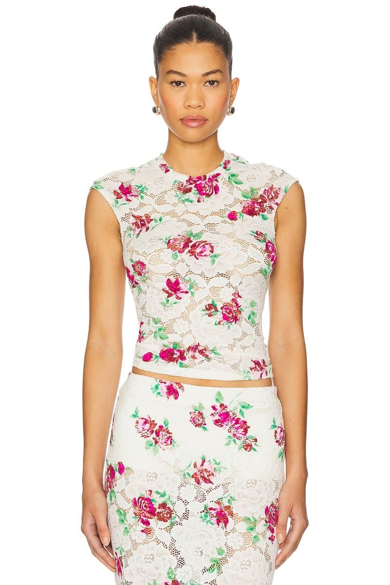 revolve Nina Crochet Lace Top