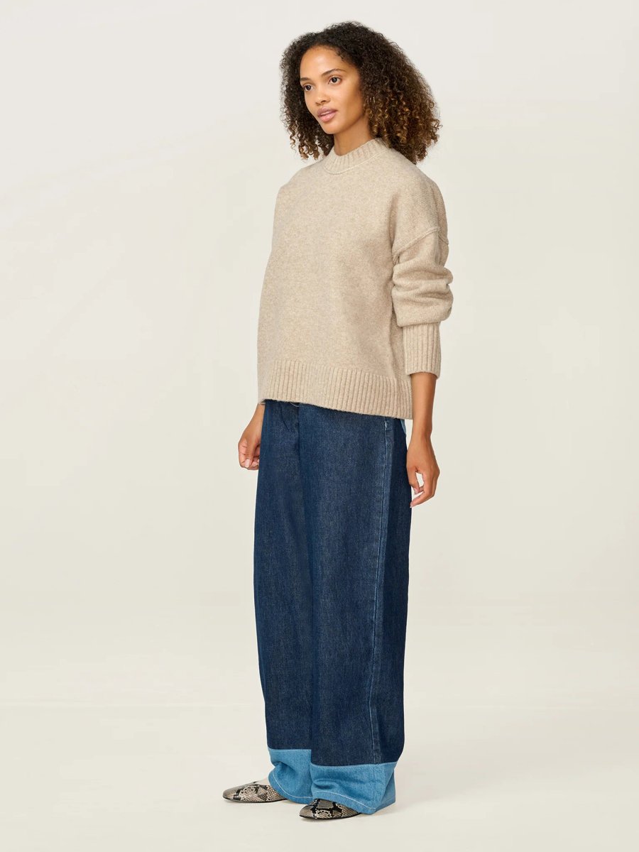 OMNES Clementine Jumper in Oatmeal - 2