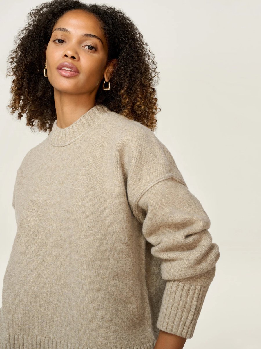 OMNES Clementine Jumper in Oatmeal - 4