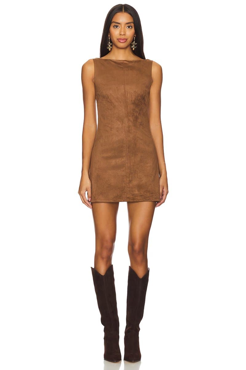 revolve Mimi Faux Suede Dress