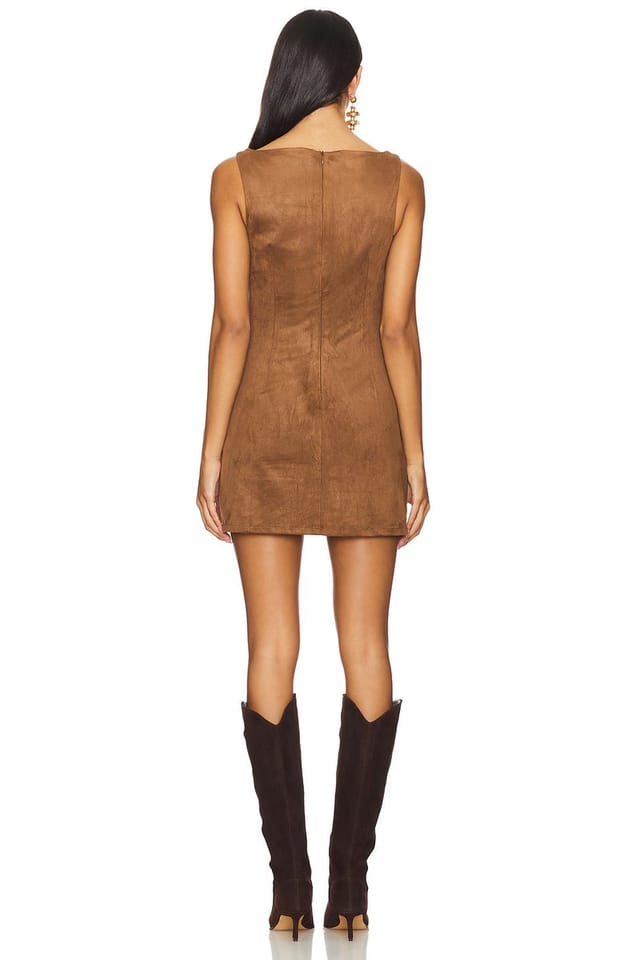 revolve Mimi Faux Suede Dress - 3