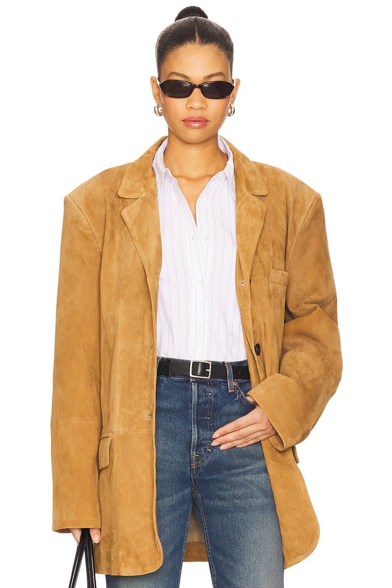 revolve Suede Weekend Jacket
