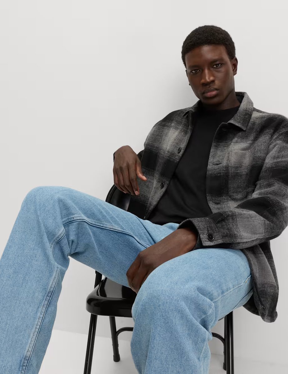 Marks & Spencer M&S Cotton Rich Crew Neck Sweatshirt Black - 3