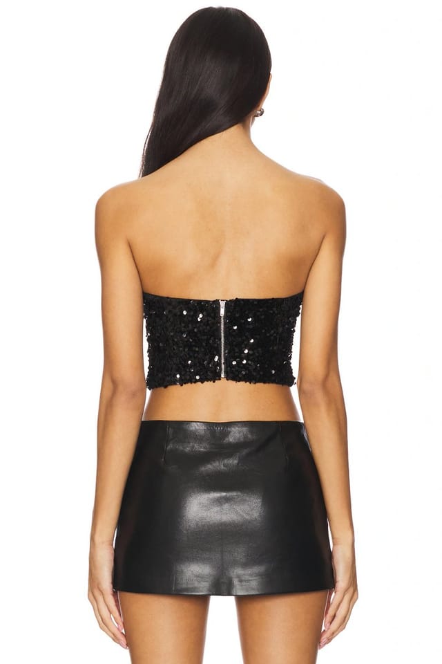 revolve Eleni Velvet Sequin Bustier - 3