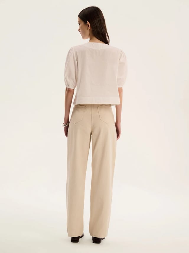 OMNES Apollo Blouse in White - 3