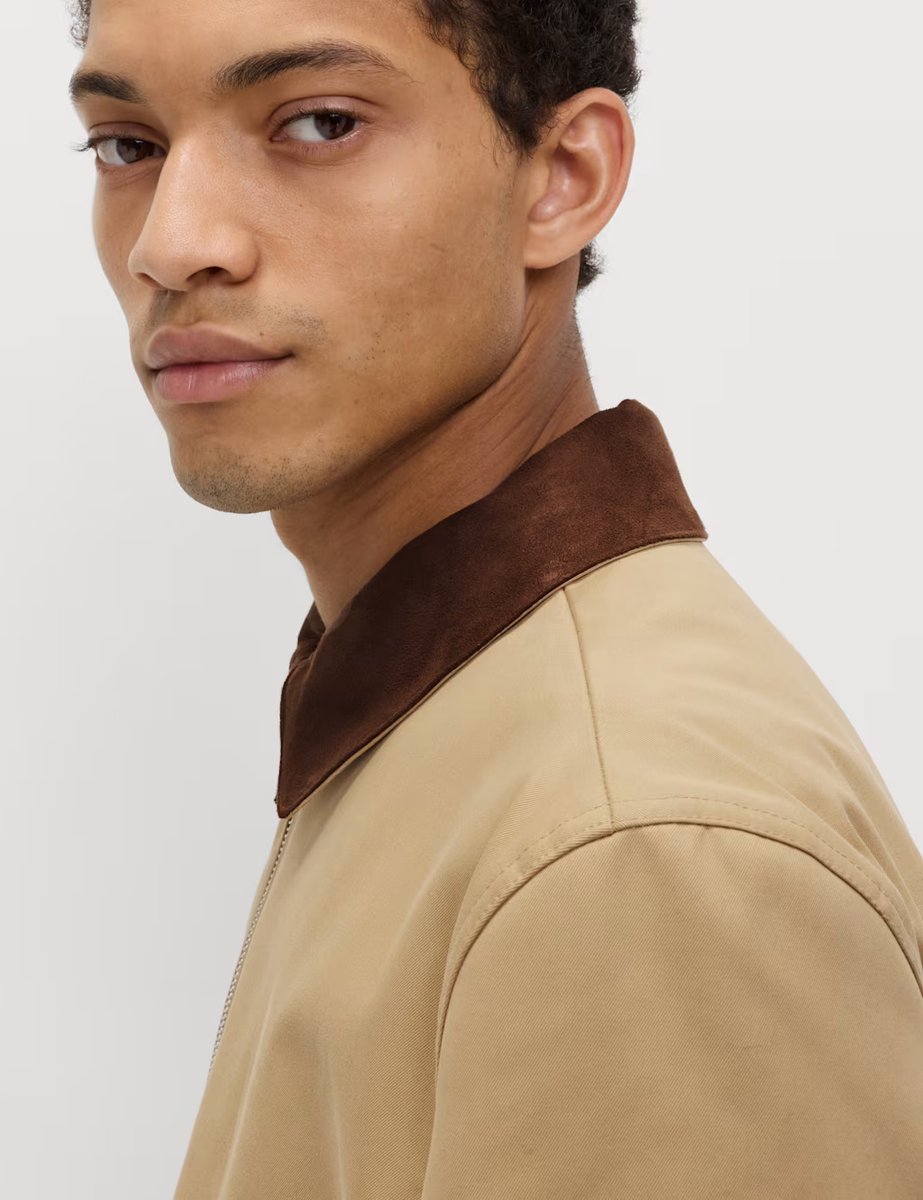 Marks & Spencer M&S Pure Cotton Harrington Jacket Sand - 2