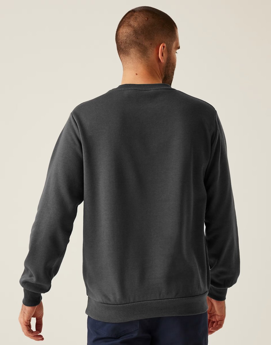 ASOS Regatta Pro crewneck sweatshirt in seal grey - 3