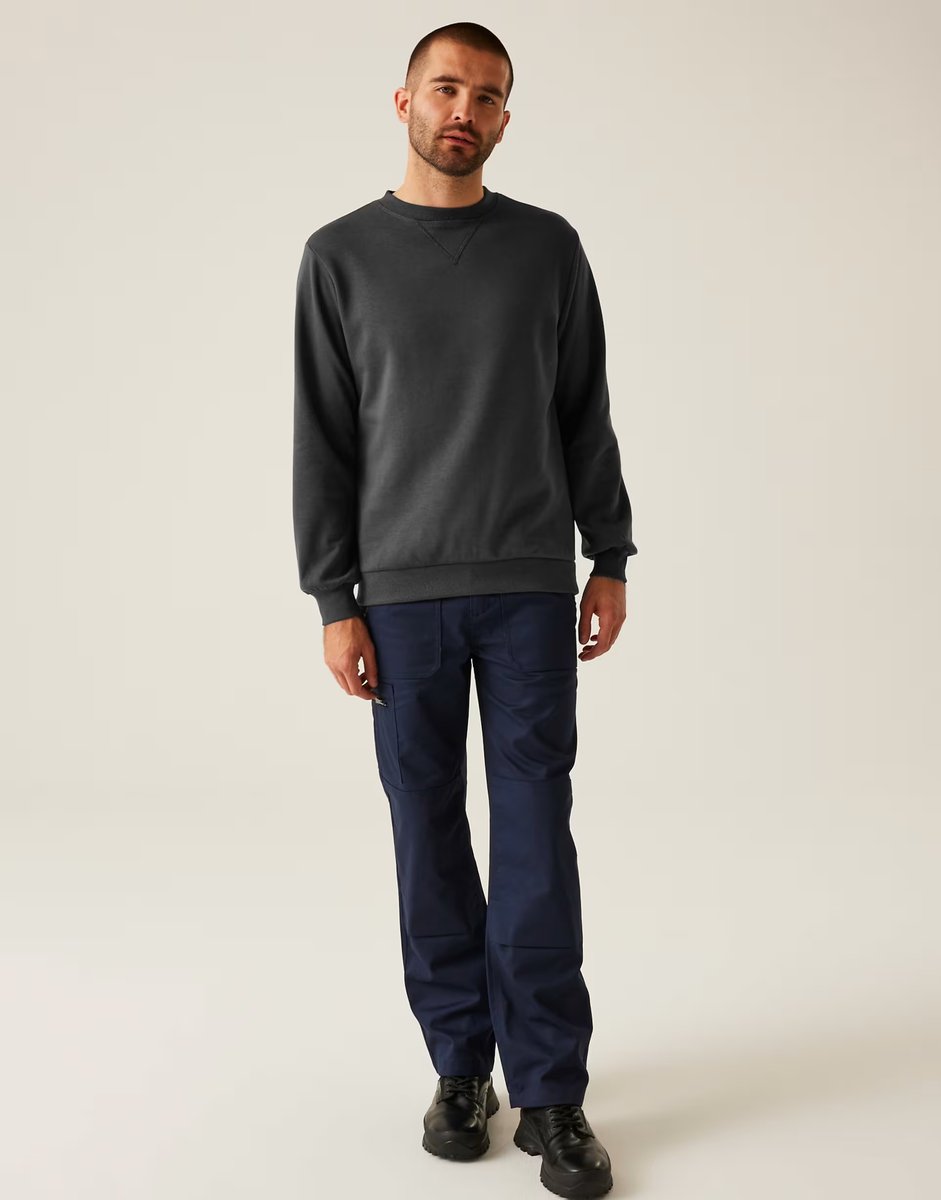 ASOS Regatta Pro crewneck sweatshirt in seal grey - 4