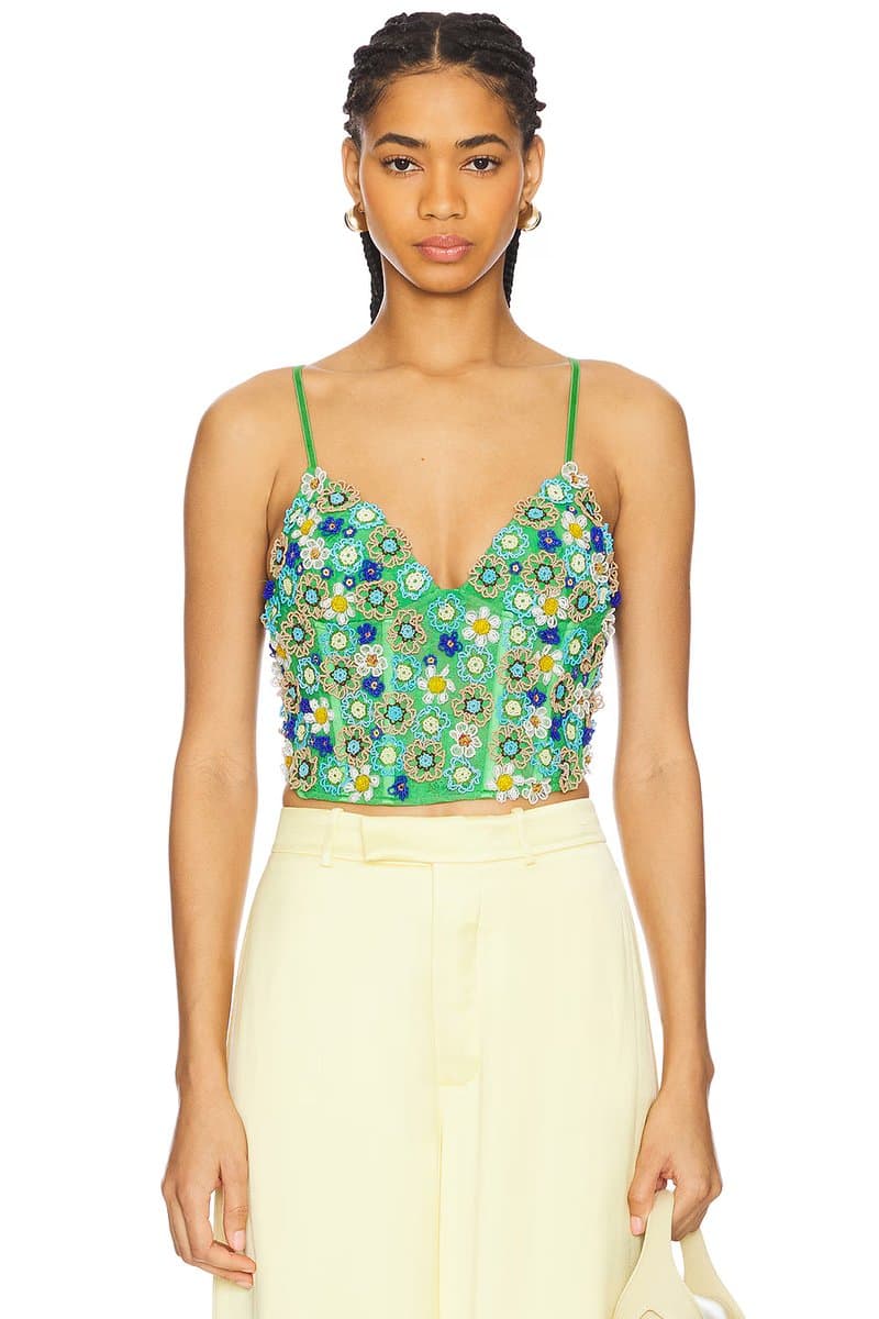 revolve Mossy Meadow Bustier