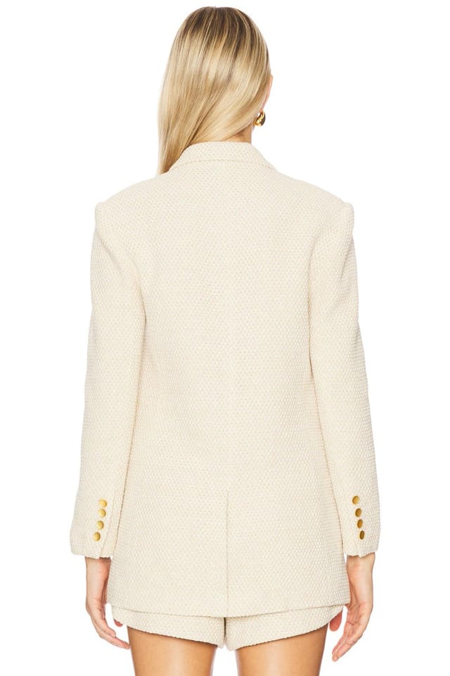 revolve Riva Knit Double Breasted Blazer - 3