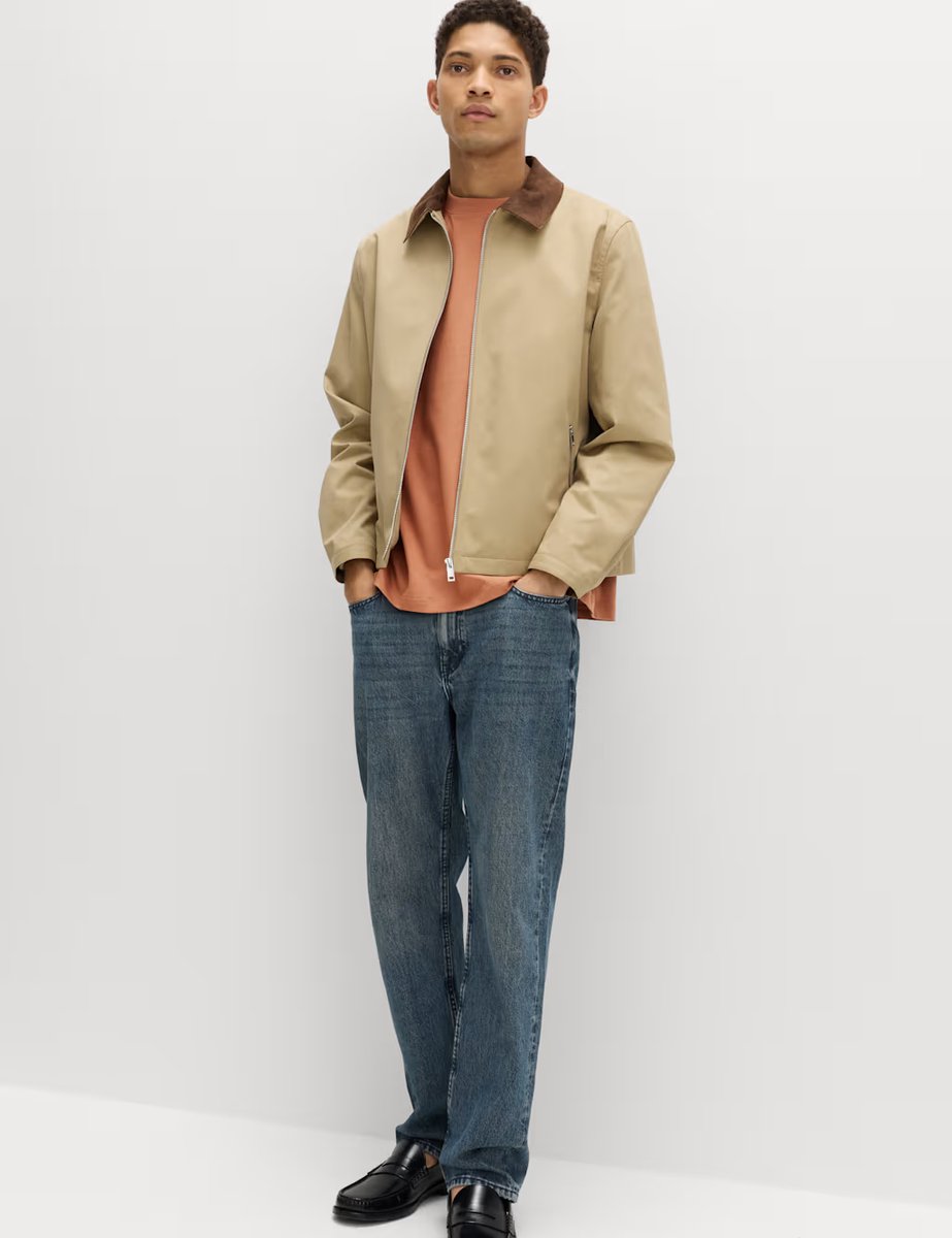 Marks & Spencer M&S Pure Cotton Oversized Midweight T-Shirt Burnt Orange - 2