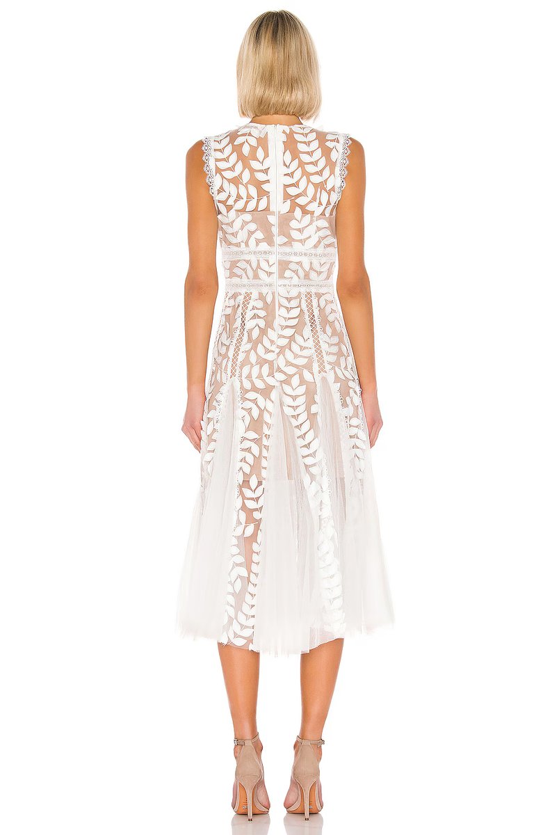 revolve Saba Blanc Midi Dress - 3