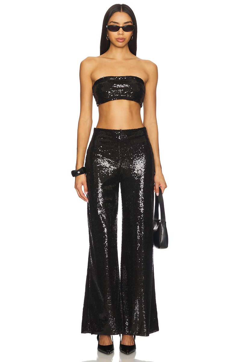 revolve Sequin Bandeau Top - 4