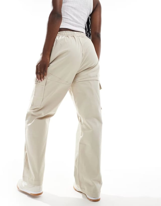 ASOS Hera cargo pant in oatmeal - 3