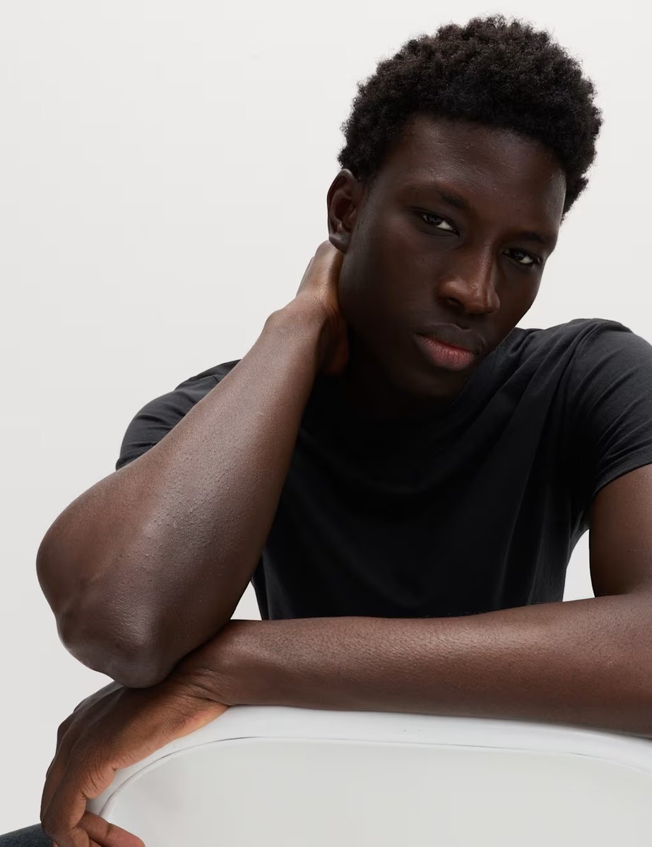 Marks & Spencer M&S 3pk Slim Fit T-Shirts Black - 2