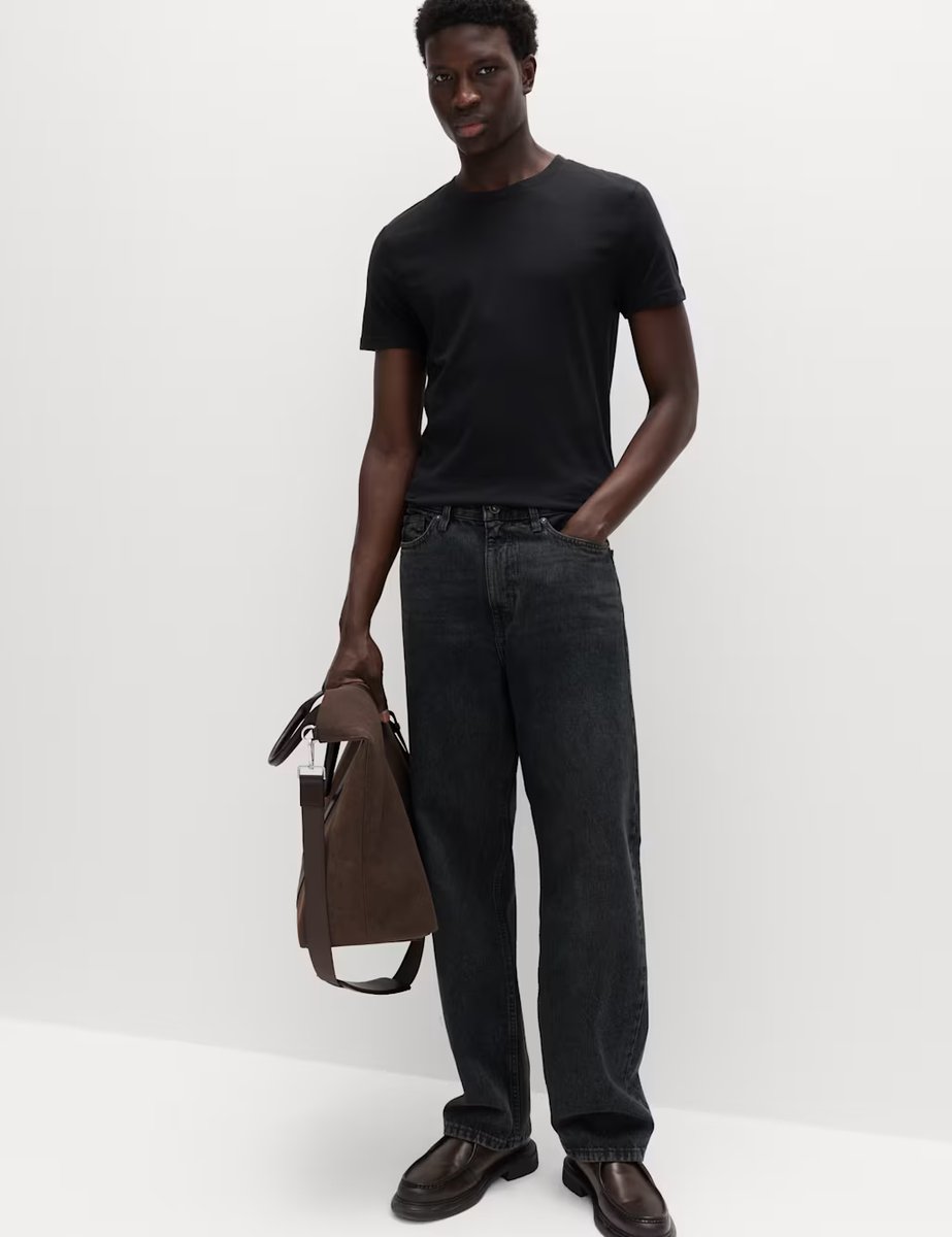 Marks & Spencer M&S 3pk Slim Fit T-Shirts Black - 4